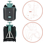 Troler Beaba Luggage Eazy Green Blue - Bagaj de Cabină cu Scaun pentru Copii