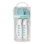 Set lingurita si furculita ergonomica - Bleu