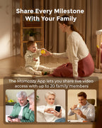 Baby monitor video Momcozy BM04 5 inch Dual Mode