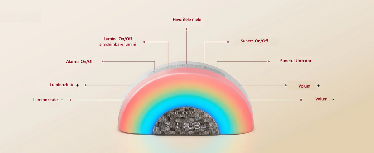 Lampa DreamSync Smart Momcozy