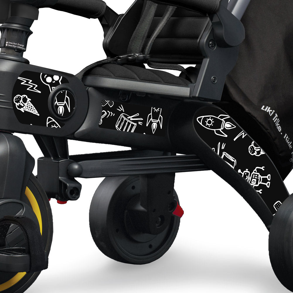Set stickere Doona Liki Trike Flames BW Cool Sketch
