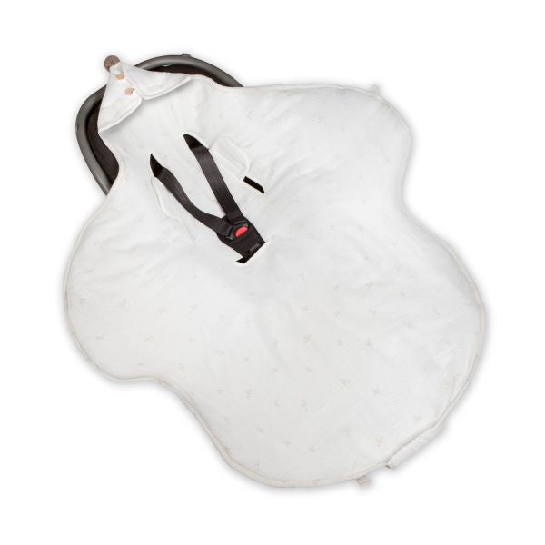 Paturica universala pentru scoica auto Bumbac Muselina - 1.5 Tog Sleepee
