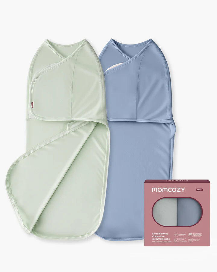 Pachet 2 buc Saculet infasare Swaddle 0-3 Luni 3.5-6.5 Kg – Serenity Momcozy