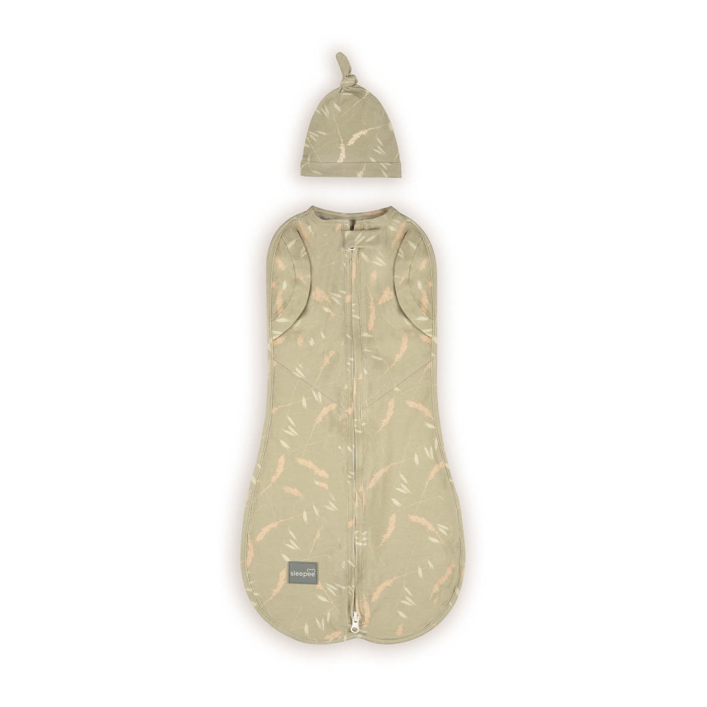 Saculet Swaddle infasat Bebe + Caciulita - Second Step Sleepee