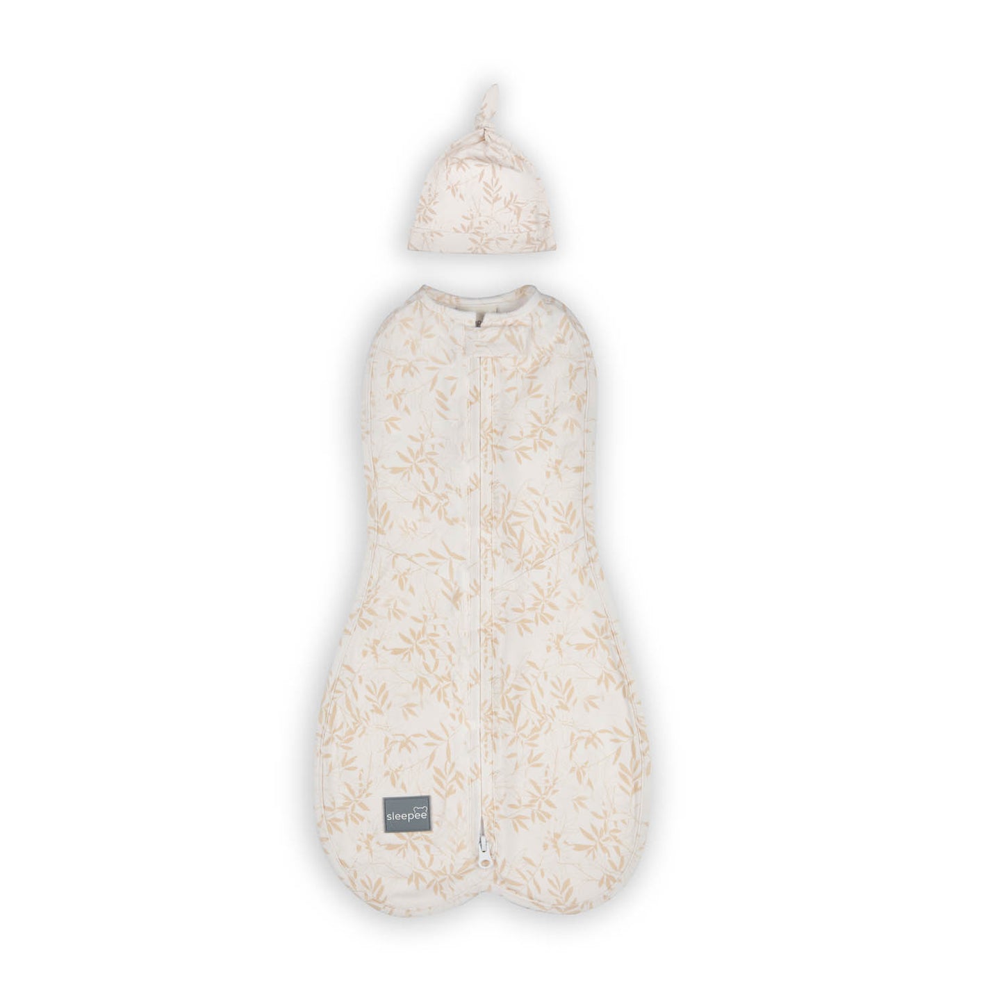 Saculet Swaddle infasat Bebe + Caciulita - Second Step Sleepee