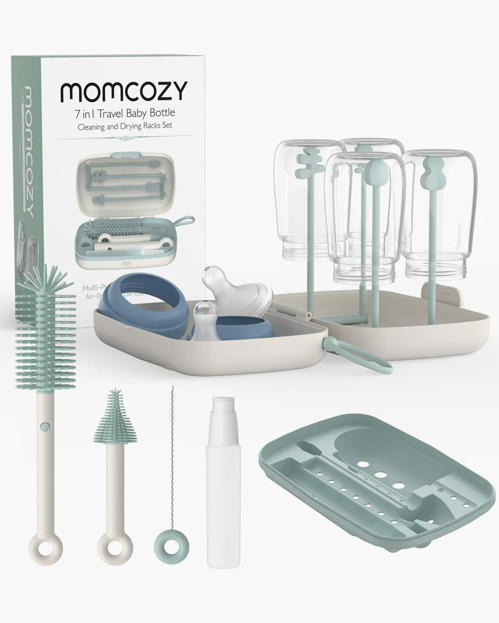 Kit Perii si Uscator Mobil 7 in 1 Momcozy Silicon Fara BPA