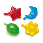 Joc constructie Quercetti Daisy Colier, 12 piese – forme colorate de stea, semilună, oval și soare