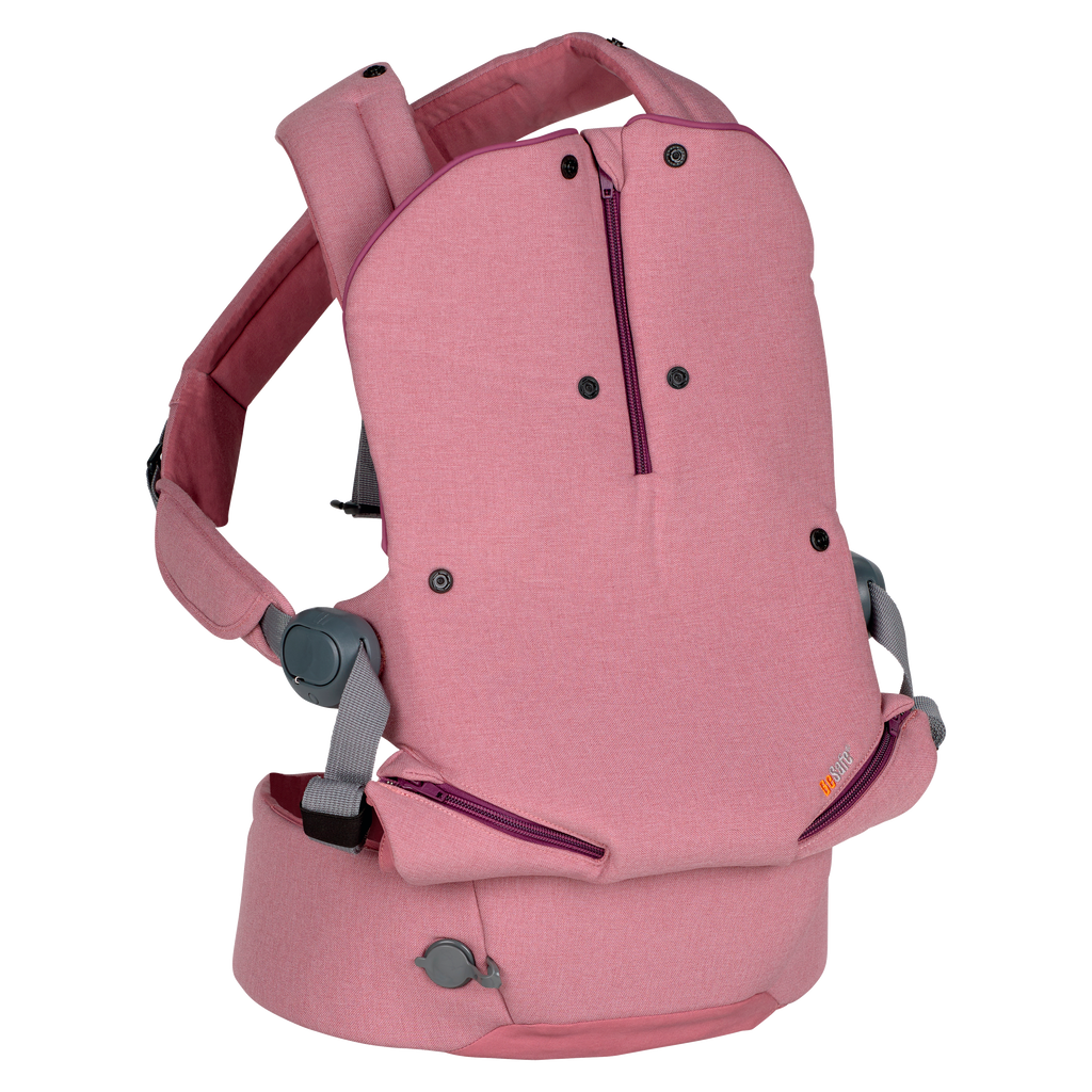 BeSafe Haven™ - Sistem de Purtare Ergonomic Premium Haze Leaf | 0-3 ani