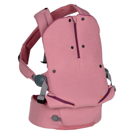 BeSafe Haven™ - Sistem de Purtare Ergonomic Premium Haze Leaf | 0-3 ani