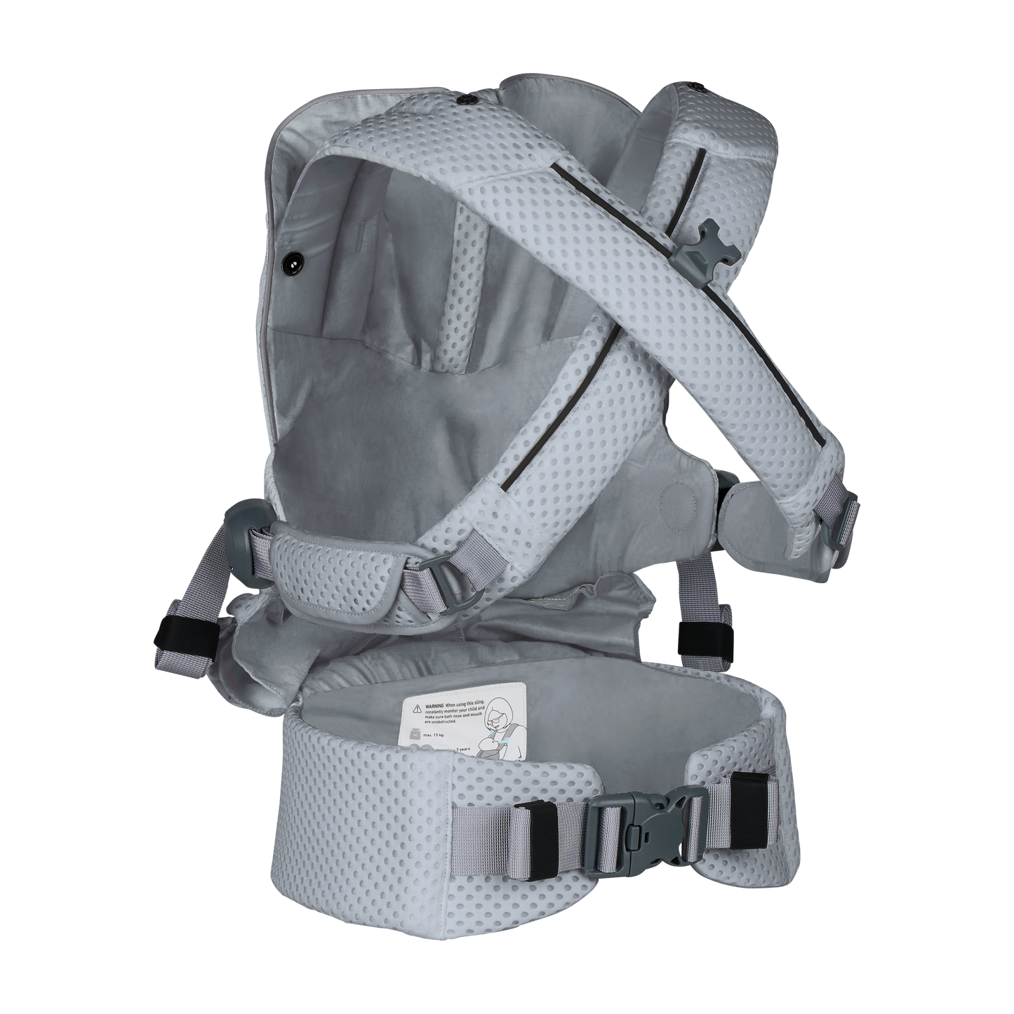 BeSafe Haven™ - Sistem de Purtare Ergonomic Premium Haze Leaf | 0-3 ani