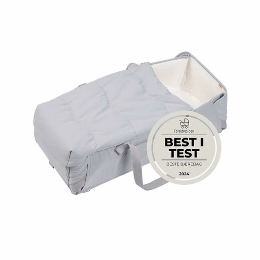 Pătuț pentru Transport Voksi® Carry Me Gri | 0-6 luni | Certificat OEKO-TEX