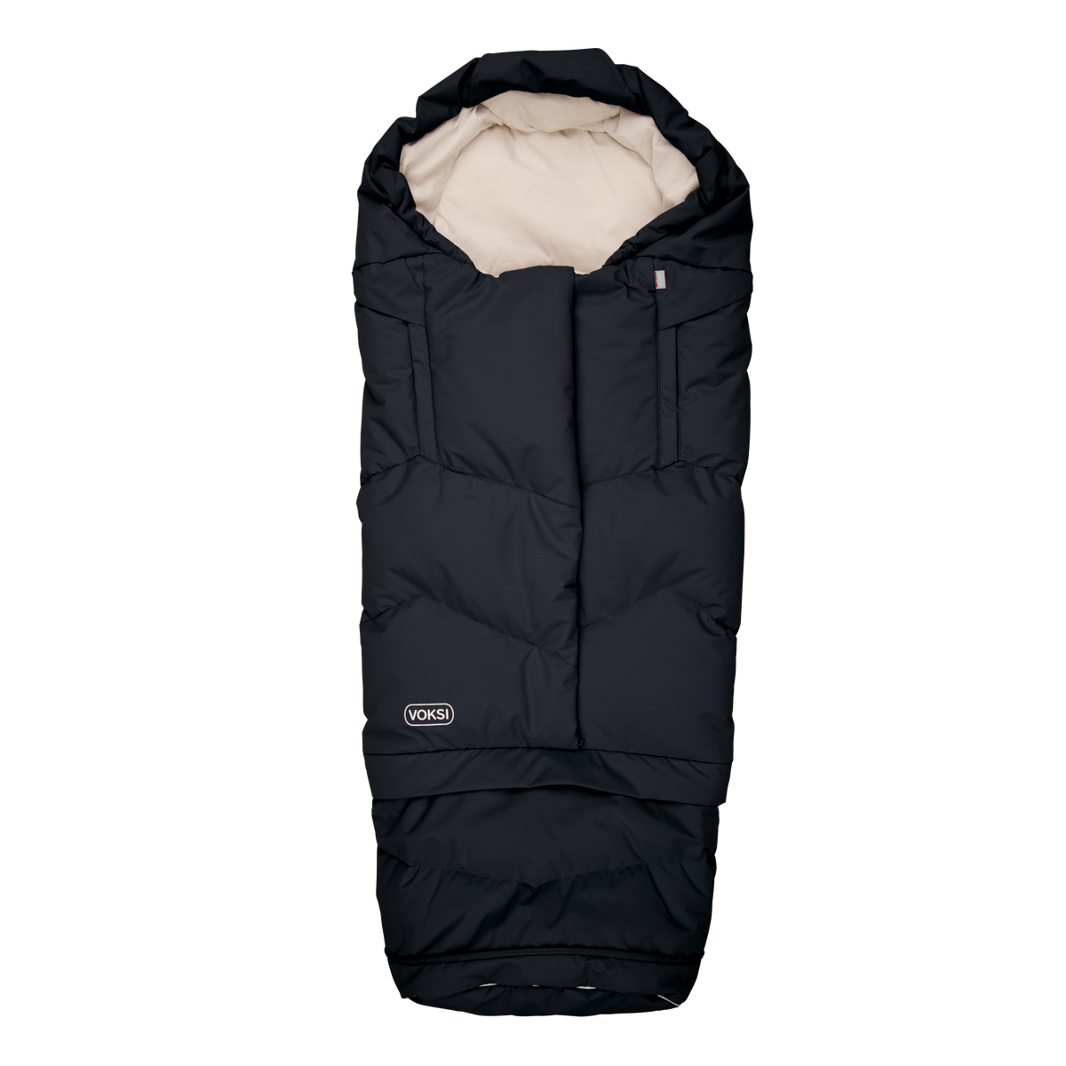 Sac de iarnă Voksi City Negru – cu extensia deschisă