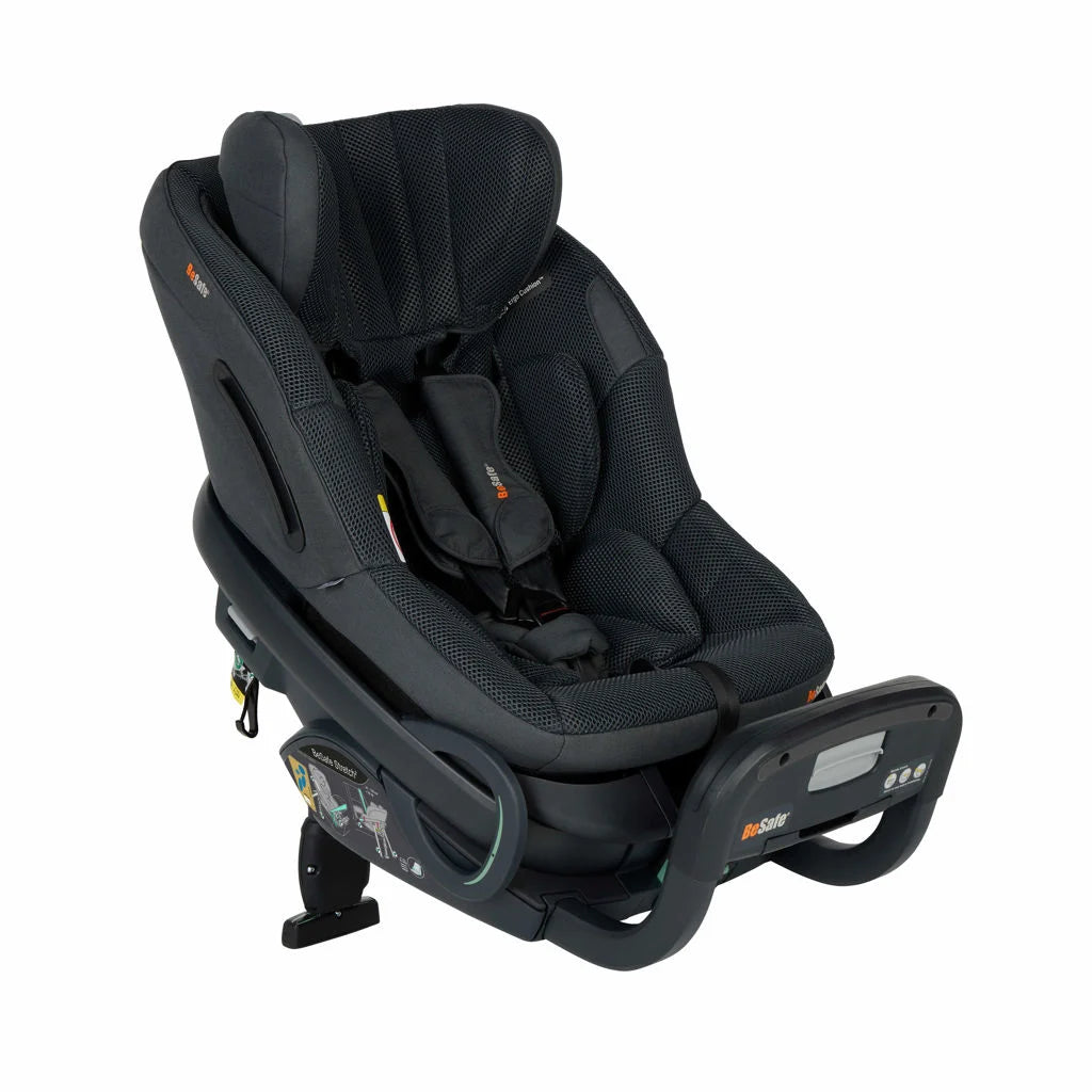 Scaun Auto Copii BeSafe Stretch² Gri Anthracite Mesh Rear-Facing 6 luni-7 ani