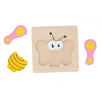 Puzzle din lemn Marionette 5 piese Fluture