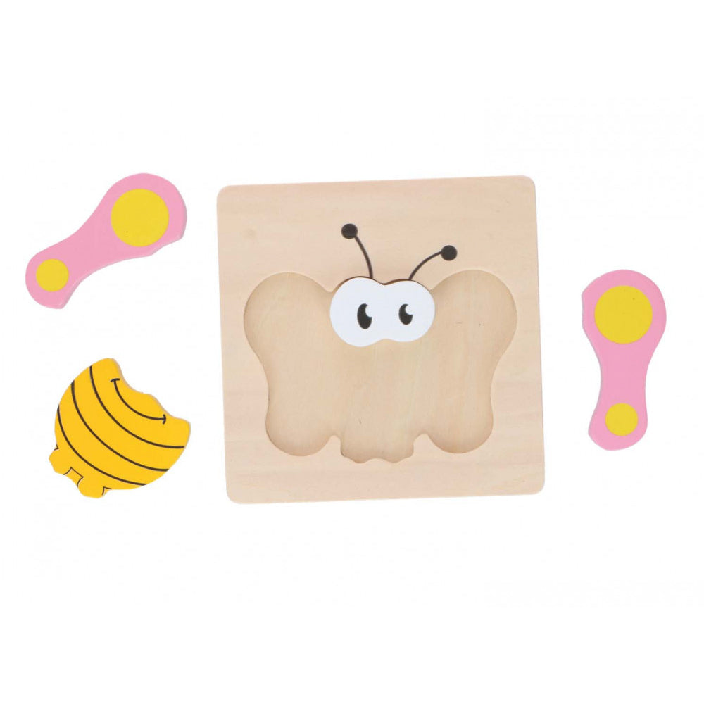 Puzzle din lemn Marionette Fluture 5 piese