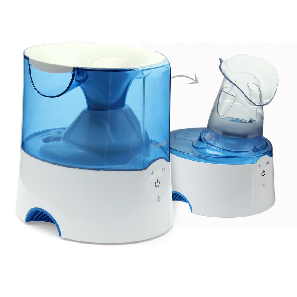 Crane EE-5202 umidificator cu abur cald si inhalator 2 in 1 alb