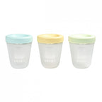 Set 3 recipiente din silicon Beaba 200 ml