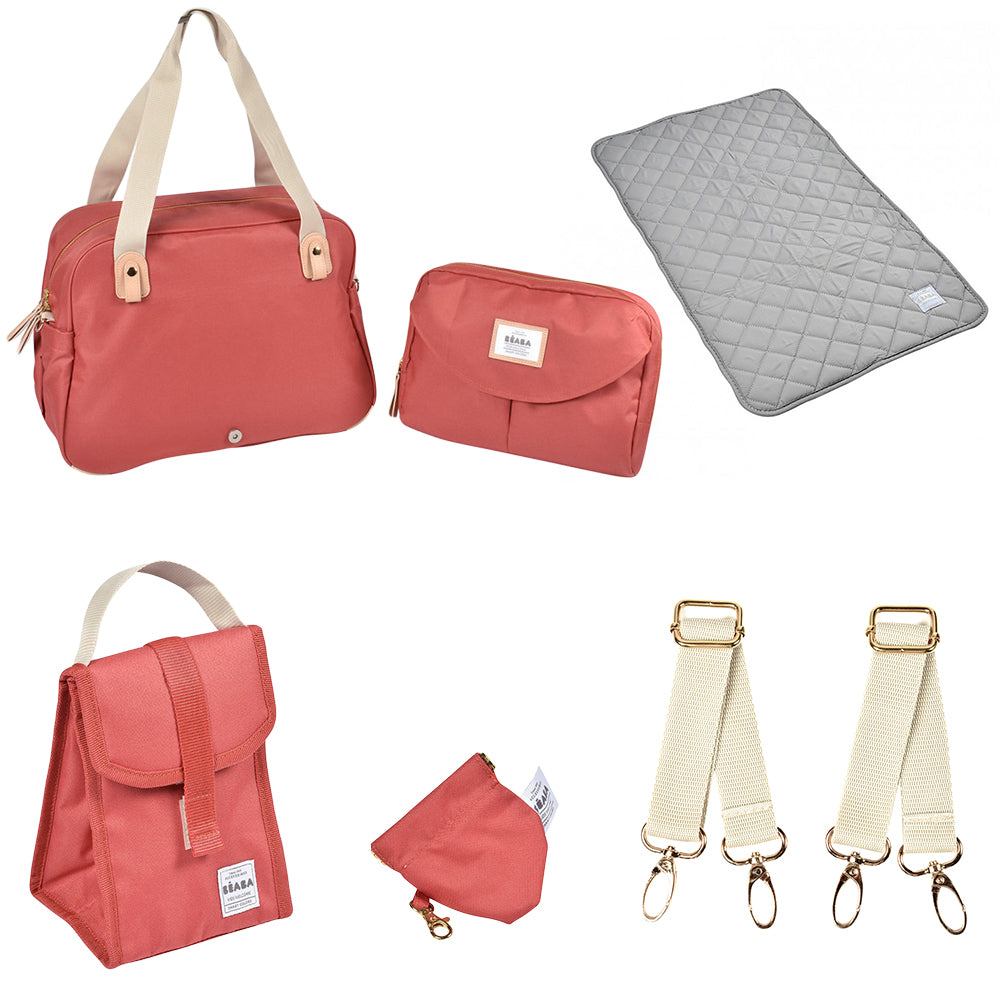 Geanta de Infasat Beaba Geneva II Terracota 23L - 16 Buzunare
