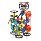 Set constructie Quercetti Georello Tech – construcție înaltă cu roți dințate și manivele
