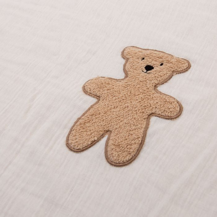 Husa pilota si fata de perna Childhome 100x140 cm, Jerse Muselina Tedy