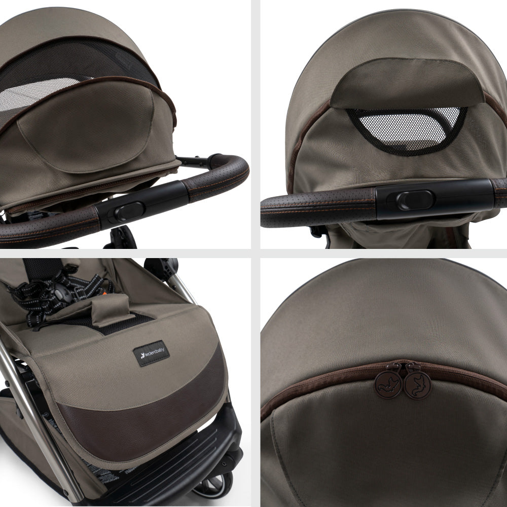 Carucior Leclerc Influencer Air Olive Green