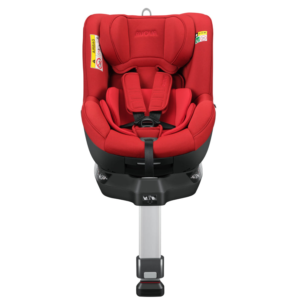 Scaun auto Avova Sperber-Fix 61 Maple Red – vedere frontală