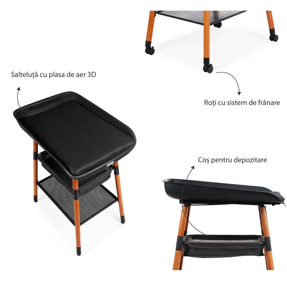 Masuta de infasat Childhome Evolux Nuc Negru