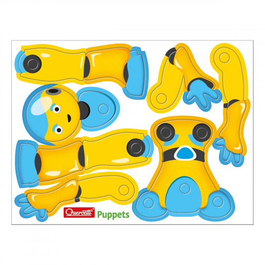 Quercetti Marionete Montessori - Joc Educativ Astronaut și Robot