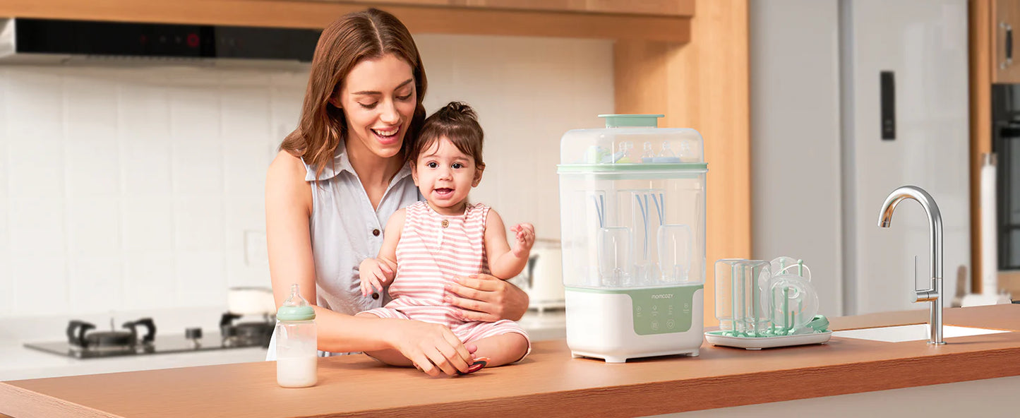 Aparat Sterilizator și Uscător de biberoane compact 4 în 1 - MOMCOZY