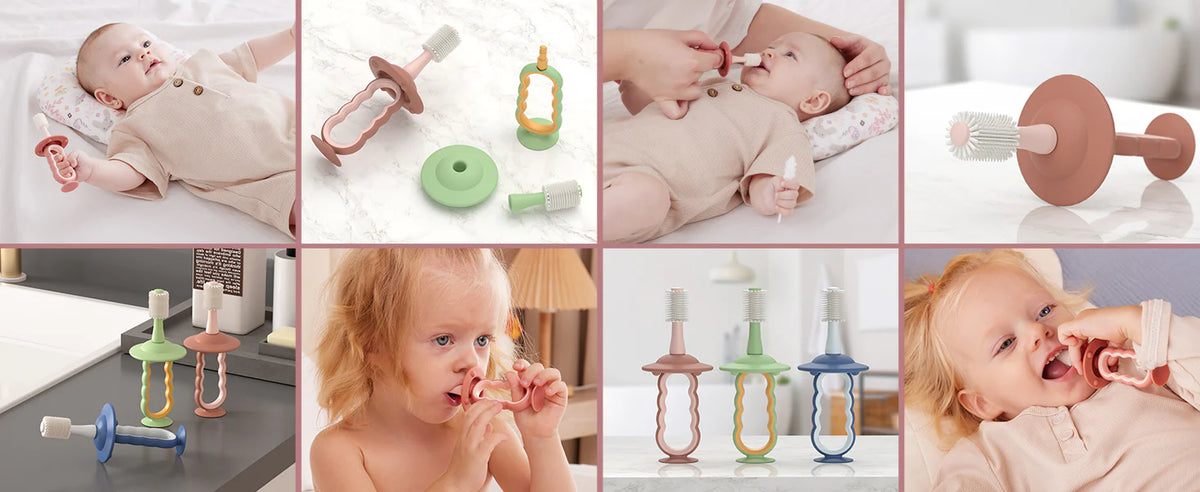 Periuta de dinti 360 Momcozy din silicon