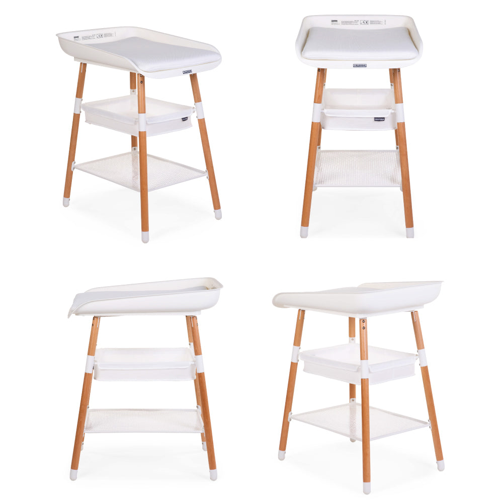 Masuta de infasat Childhome Evolux Natural Alb