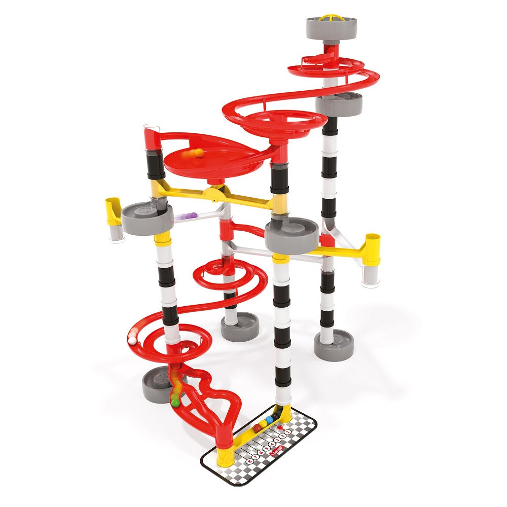 Pista cu bile Quercetti Migoga Race Marble Run – pista asamblată pentru cursă