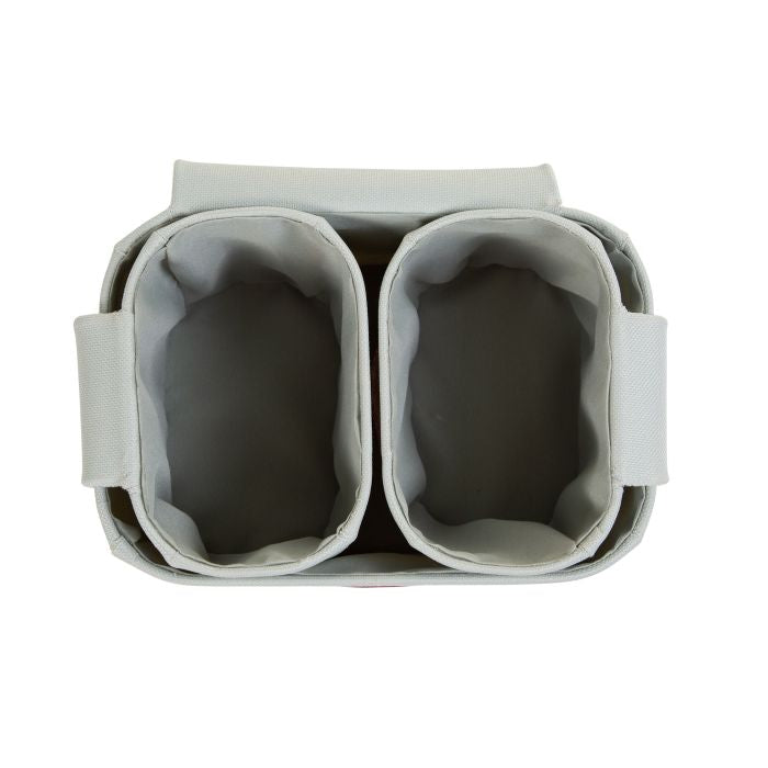 Set 3 cosuri depozitare Childhome 21x14x10 cm 14x10x10 cm Gri