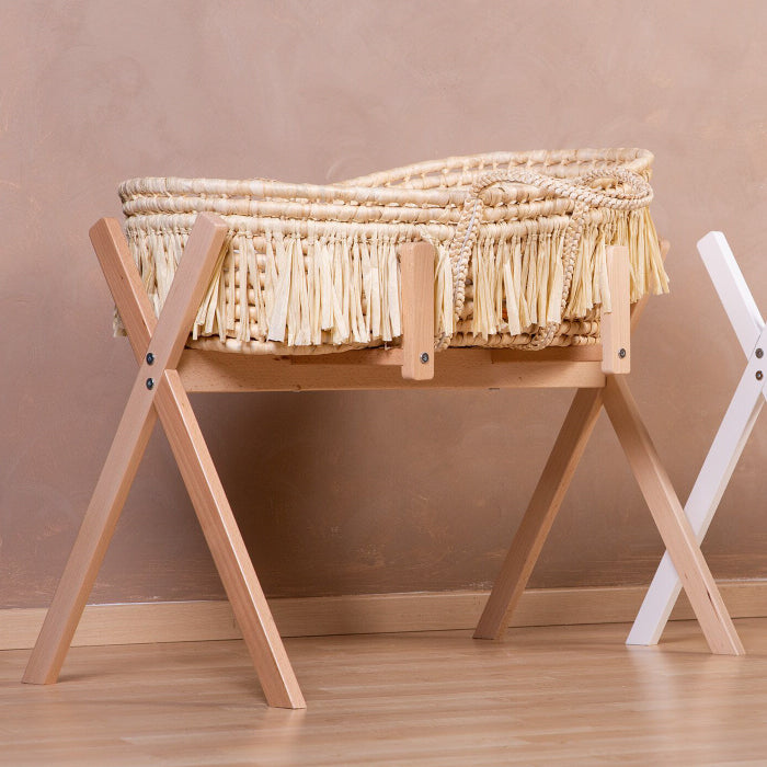 Suport pentru Cos bebe Moise Childhome si Centru de activitati, Lemn Natural