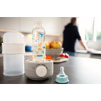 Incalzitor biberoane si sterilizator Baby Milk Second Gri