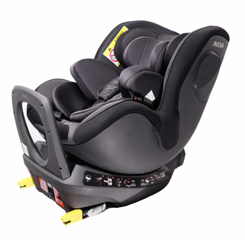 Scaun auto Avova Sperber-Fix i-Size Grey Black