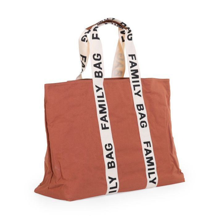 Geanta Childhome Family Bag Signature Ruginiu
