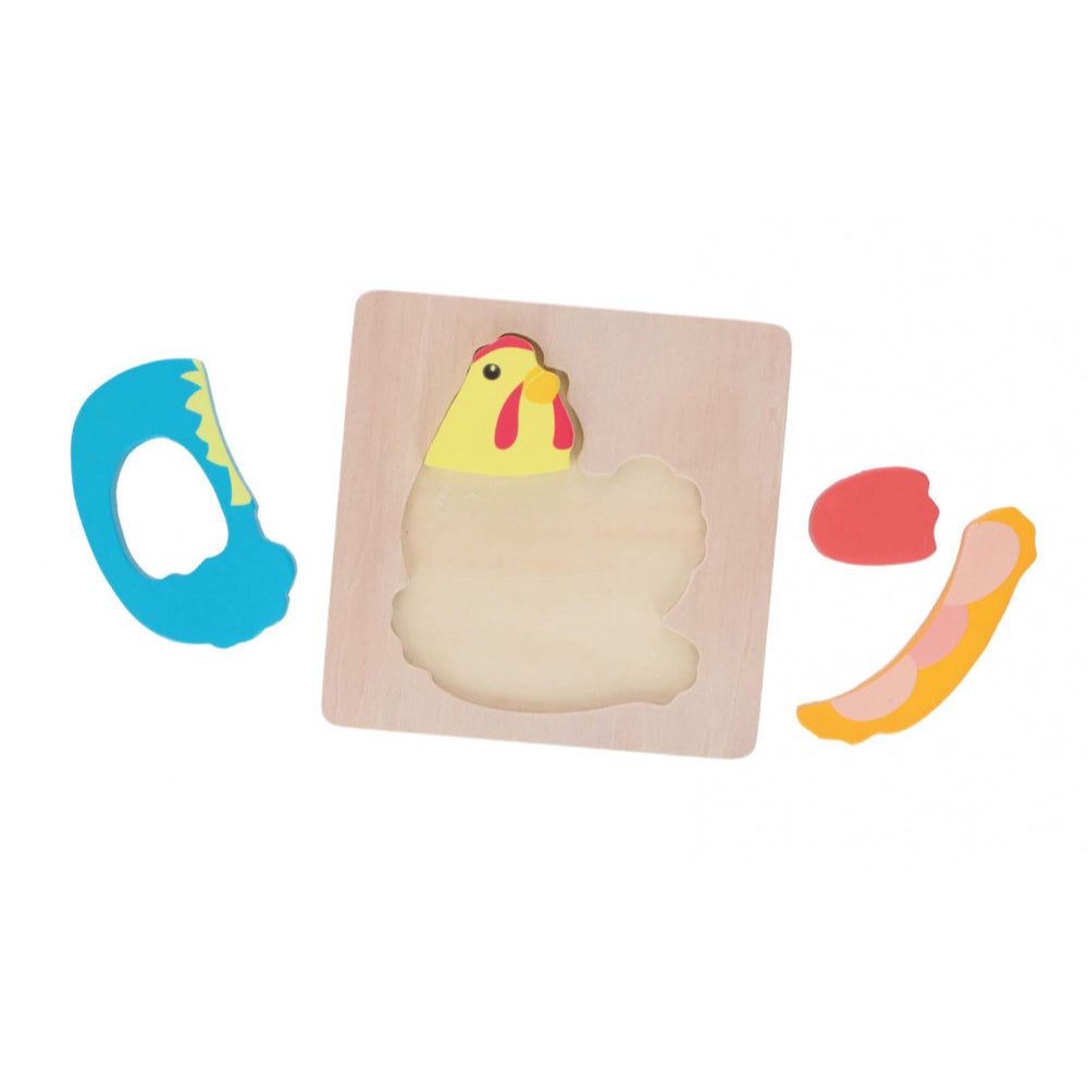 Puzzle din lemn Marionette 5 piese Fluture