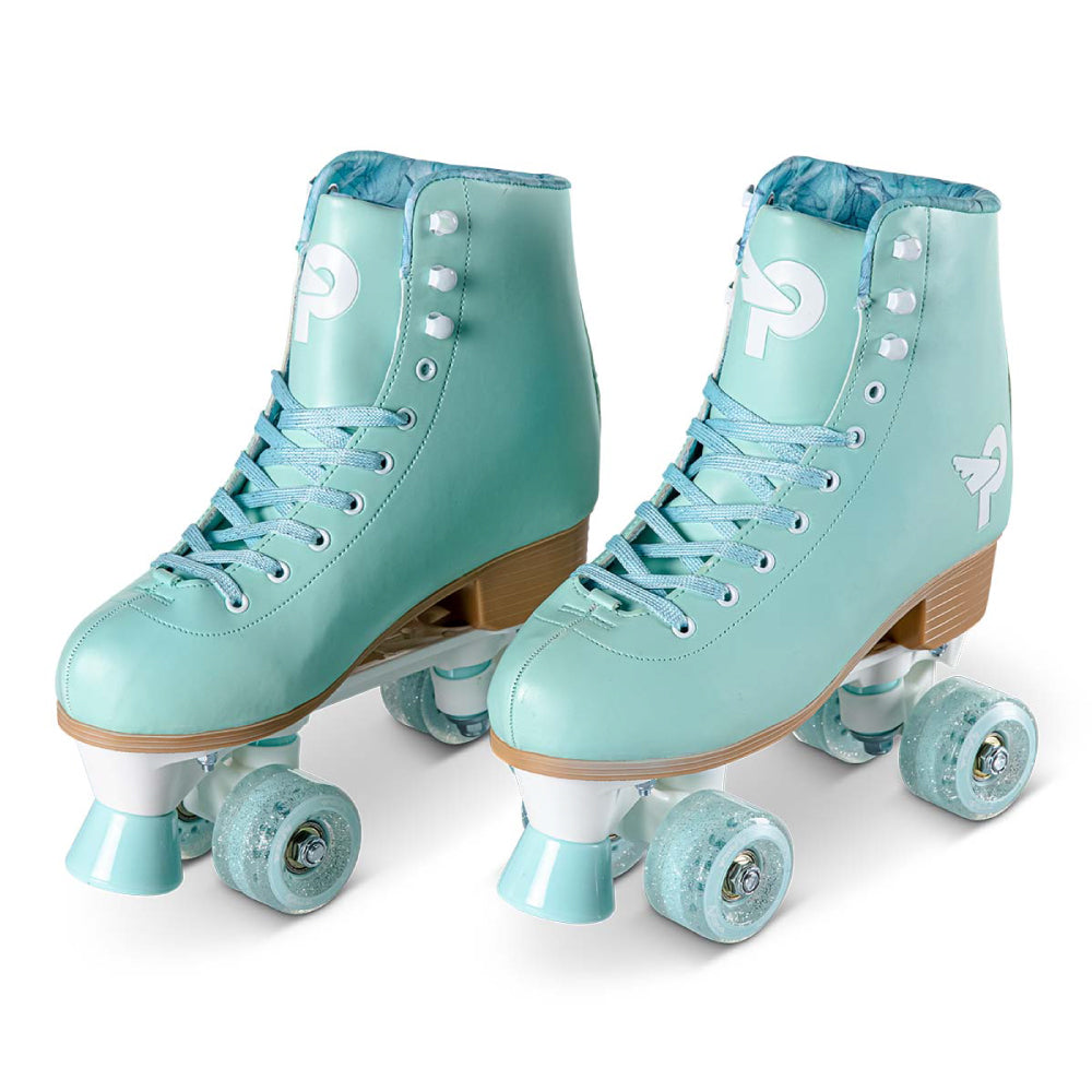 Patine cu Rotile Retro Prettyfly 35-38 Blue Piele Vegana