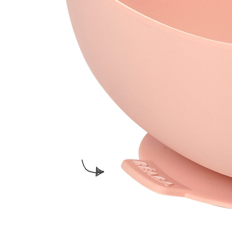 Bol silicon cu ventuza - Roz