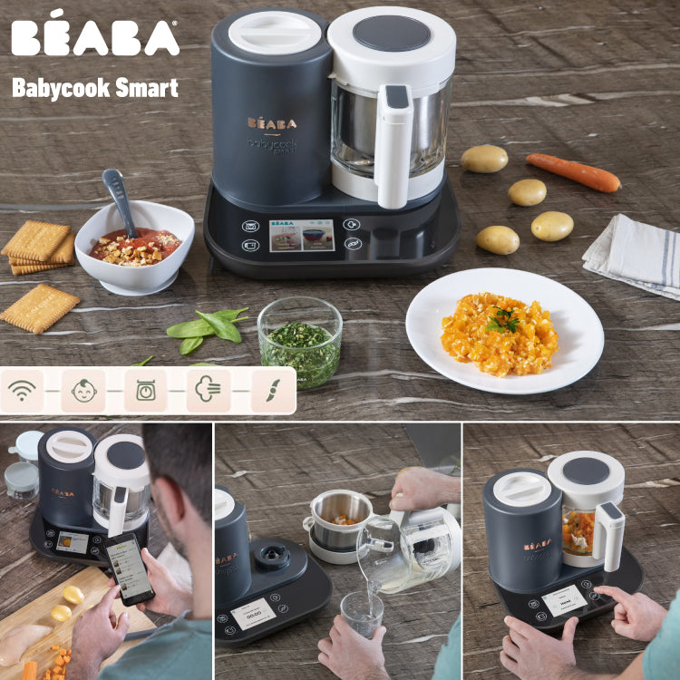Robot Beaba Babycook Smart + Wi-Fi Charcoal Grey