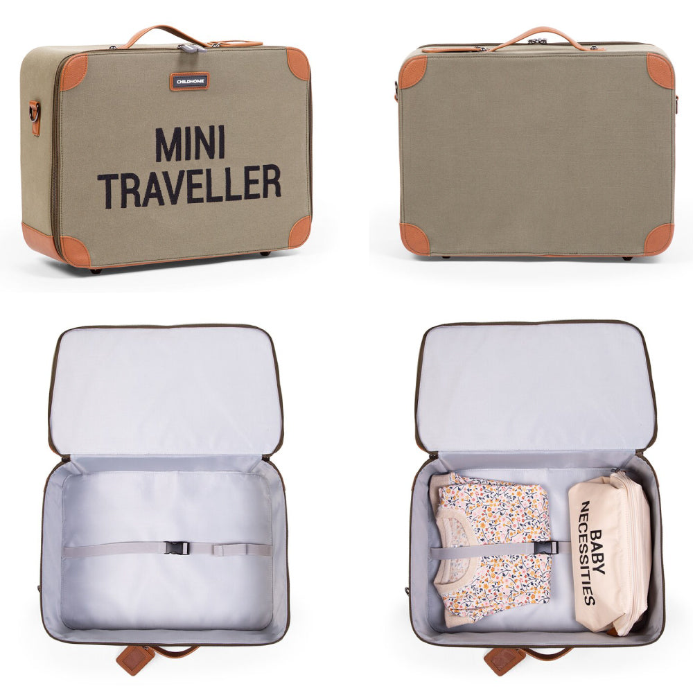 Valiza pentru copii Childhome Mini Traveller Kaki