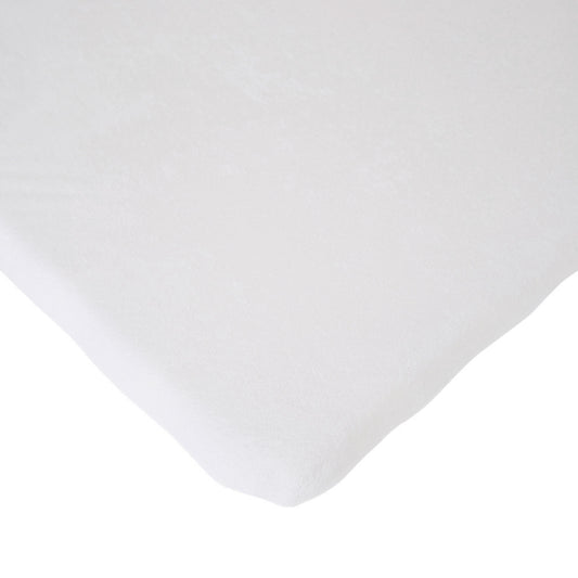 Cearsaf saltea 75x95 cm Childhome, Tricot Alb