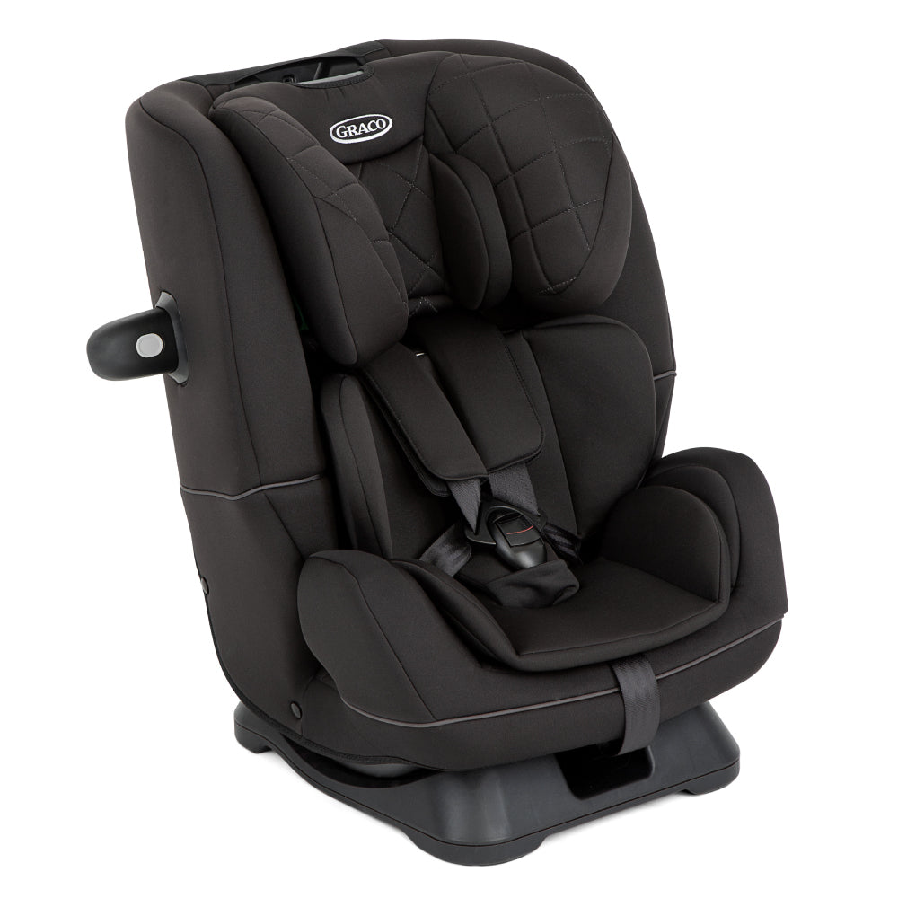 Graco - Scaun auto SlimFit Midnight, 40-145 cm, certificat R129 si testat ADAC