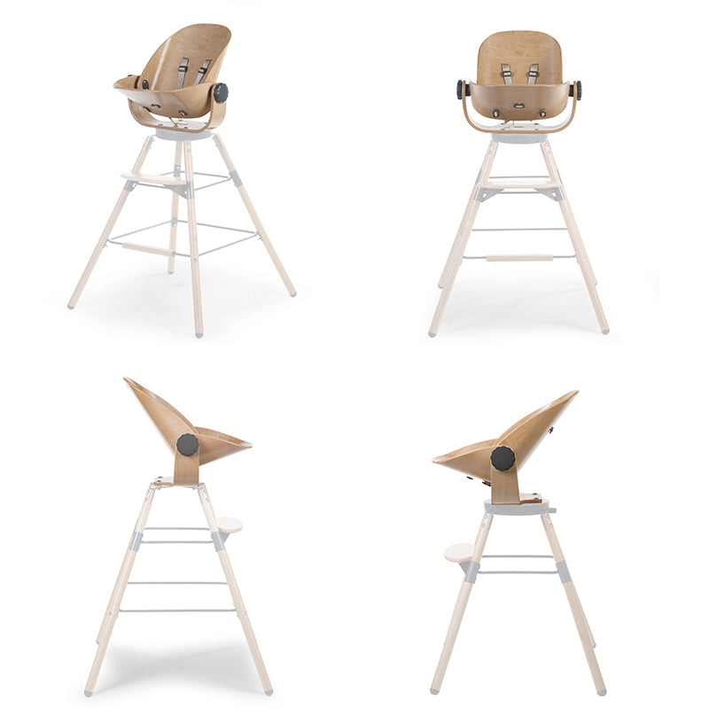 Sezut nou-nascut pentru scaun de masa Childhome Evolu 2 Evolu One.80, Natural Antracit