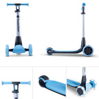Trotineta cu 3 roti Yvolution Y Glider Nua pliabila cu LED 3-10 ani