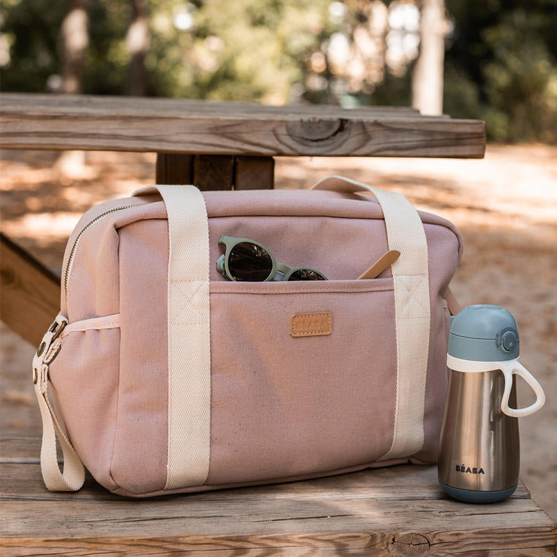 Geanta de infasat Beaba Paris Dusty Pink