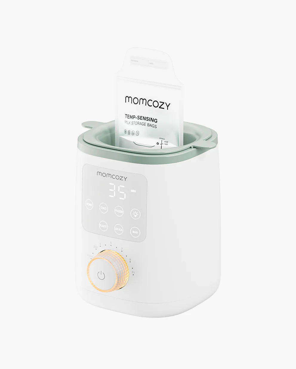 Incalzitor de biberoane Momcozy Nutri Smart Analog