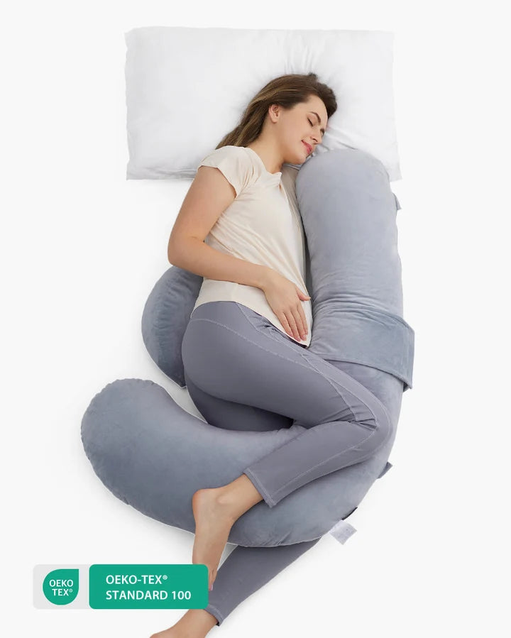 Perna pentru gravide Momcozy - utilizare in timpul somnului