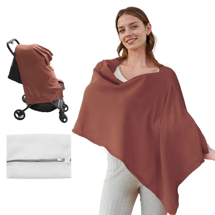 Husa pentru alăptare Momcozy – Protecție pentru intimitate în timpul alăptării, material moale și respirabil, utilizare multifuncțională, portabilă, cu săculeț pentru spălare inclus